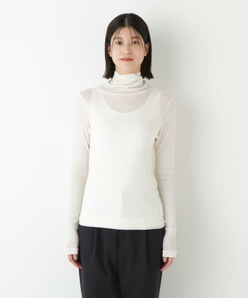human woman / ヒューマンウーマン カットソー | ◆シアータートルプルオーバー | 詳細12