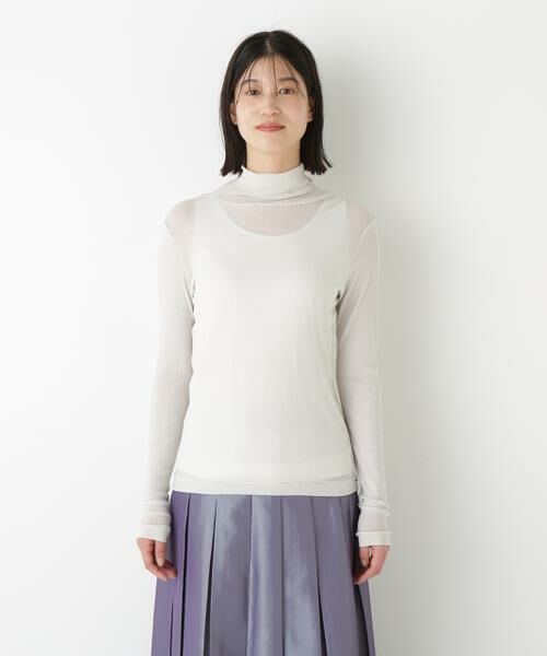 human woman / ヒューマンウーマン カットソー | ◆シアータートルプルオーバー | 詳細16