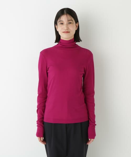 human woman / ヒューマンウーマン カットソー | ◆シアータートルプルオーバー | 詳細20
