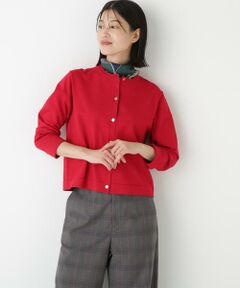 human woman / ヒューマンウーマン ニット・セーター | ◆レーヨン混ハイゲージクルーネックカーディガン