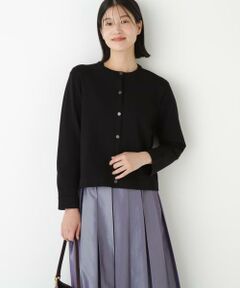 human woman / ヒューマンウーマン ニット・セーター | ◆レーヨン混ハイゲージクルーネックカーディガン