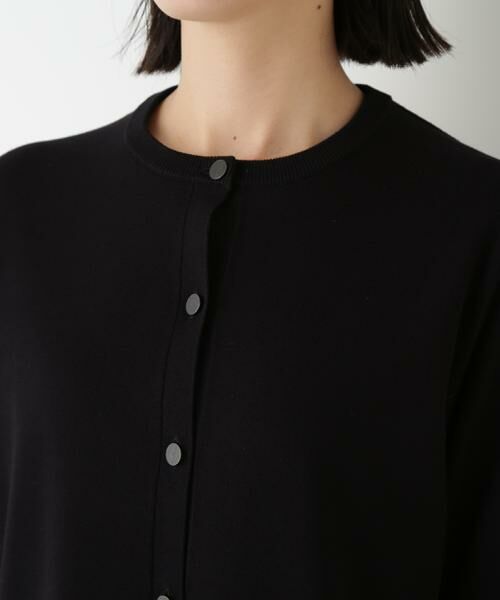 human woman / ヒューマンウーマン ニット・セーター | ◆レーヨン混ハイゲージクルーネックカーディガン | 詳細12