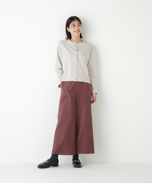 human woman / ヒューマンウーマン ニット・セーター | ◆レーヨン混ハイゲージクルーネックカーディガン | 詳細17