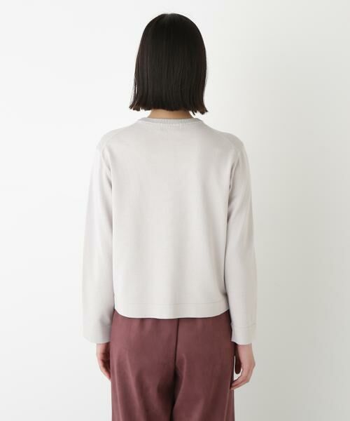 human woman / ヒューマンウーマン ニット・セーター | ◆レーヨン混ハイゲージクルーネックカーディガン | 詳細19