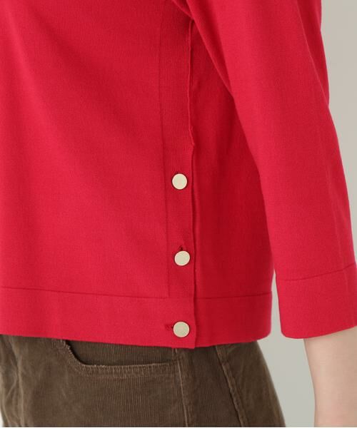 human woman / ヒューマンウーマン ニット・セーター | ◆レーヨン混ハイゲージクルーネックプルオーバー | 詳細8