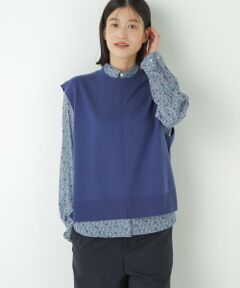 human woman / ヒューマンウーマン ニット・セーター | ◆ハーゲージクルーネックニットベスト