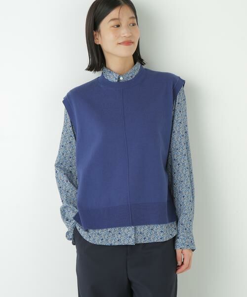 human woman / ヒューマンウーマン ニット・セーター | ◆ハーゲージクルーネックニットベスト | 詳細2