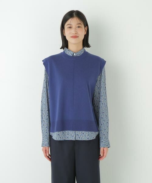 human woman / ヒューマンウーマン ニット・セーター | ◆ハーゲージクルーネックニットベスト | 詳細4