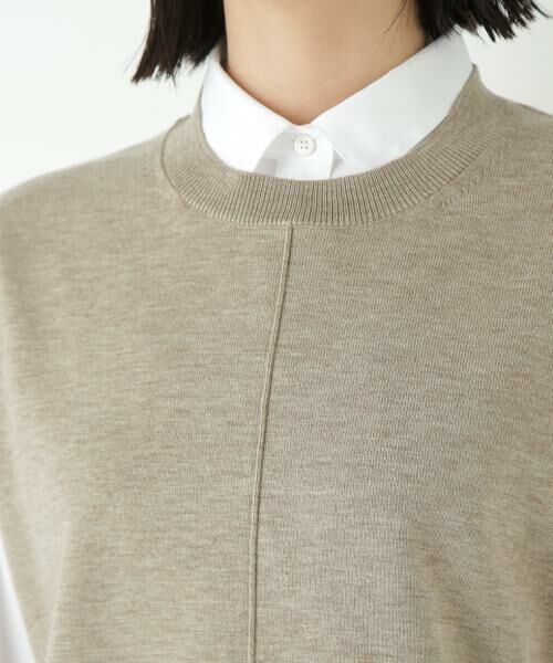 human woman / ヒューマンウーマン ニット・セーター | ◆ハーゲージクルーネックニットベスト | 詳細19