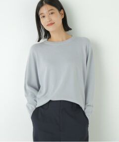 human woman / ヒューマンウーマン ニット・セーター | ◆コットンミックスドルマンプルオーバー