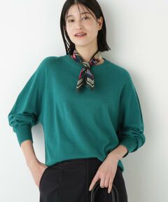 human woman / ヒューマンウーマン ニット・セーター | ◆コットンミックスドルマンプルオーバー