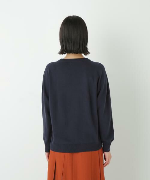 human woman / ヒューマンウーマン ニット・セーター | ◆コットンミックスドルマンプルオーバー | 詳細4