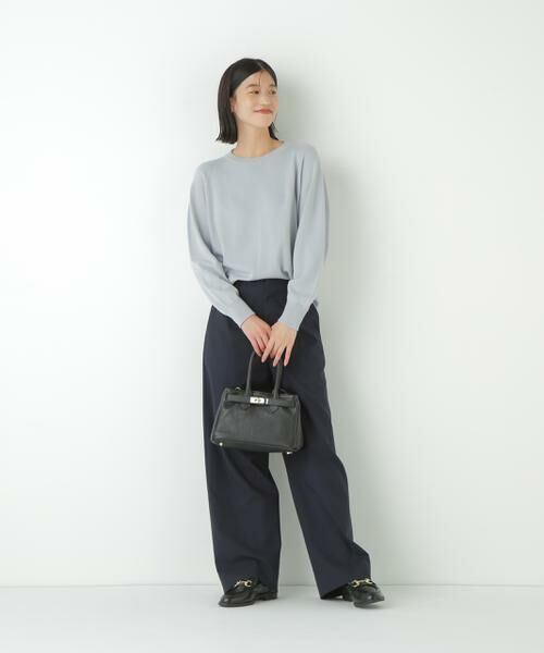 human woman / ヒューマンウーマン ニット・セーター | ◆コットンミックスドルマンプルオーバー | 詳細8