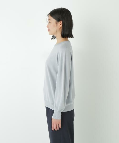 human woman / ヒューマンウーマン ニット・セーター | ◆コットンミックスドルマンプルオーバー | 詳細10