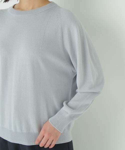 human woman / ヒューマンウーマン ニット・セーター | ◆コットンミックスドルマンプルオーバー | 詳細13