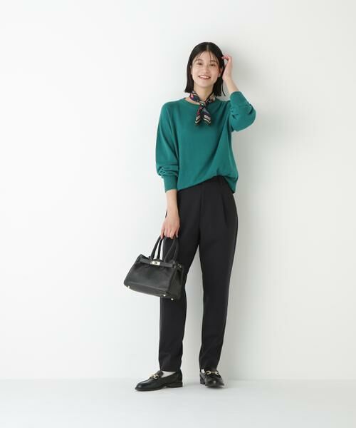 human woman / ヒューマンウーマン ニット・セーター | ◆コットンミックスドルマンプルオーバー | 詳細17