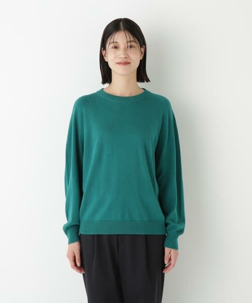 human woman / ヒューマンウーマン ニット・セーター | ◆コットンミックスドルマンプルオーバー | 詳細18