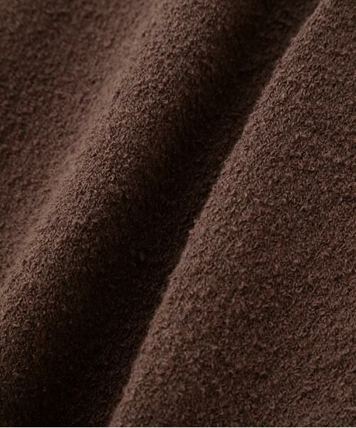 human woman / ヒューマンウーマン ニット・セーター | ◆綿ナイロンブークレ半袖カーディガン | 詳細17