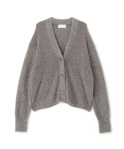 human woman / ヒューマンウーマン ニット・セーター | ◆ラメシャギーＶネックカーディガン | 詳細1