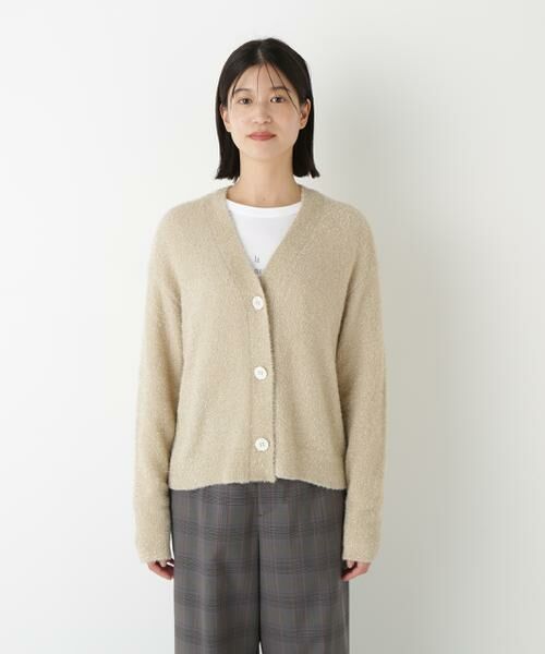 human woman / ヒューマンウーマン ニット・セーター | ◆ラメシャギーＶネックカーディガン | 詳細9