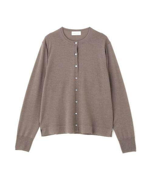 human woman / ヒューマンウーマン ニット・セーター | ◆ハイツイストウールクルーネックカーディガン | 詳細1