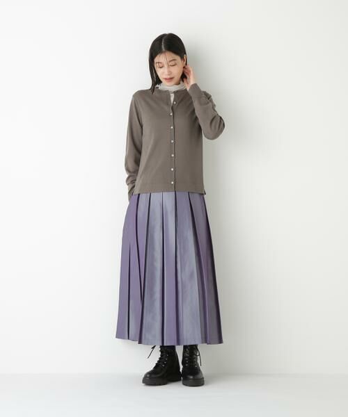 human woman / ヒューマンウーマン ニット・セーター | ◆ハイツイストウールクルーネックカーディガン | 詳細3