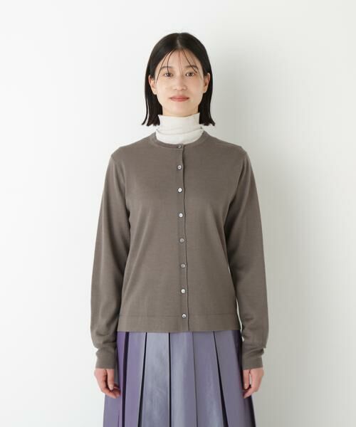 human woman / ヒューマンウーマン ニット・セーター | ◆ハイツイストウールクルーネックカーディガン | 詳細4