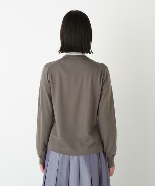 human woman / ヒューマンウーマン ニット・セーター | ◆ハイツイストウールクルーネックカーディガン | 詳細6