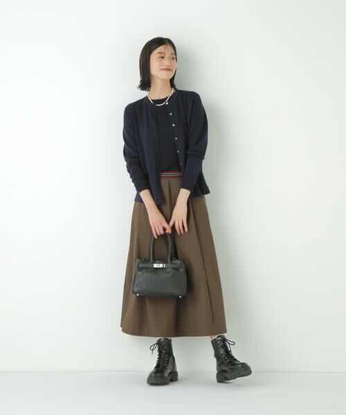 human woman / ヒューマンウーマン ニット・セーター | ◆ハイツイストウールクルーネックカーディガン | 詳細13