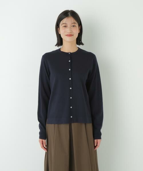 human woman / ヒューマンウーマン ニット・セーター | ◆ハイツイストウールクルーネックカーディガン | 詳細14