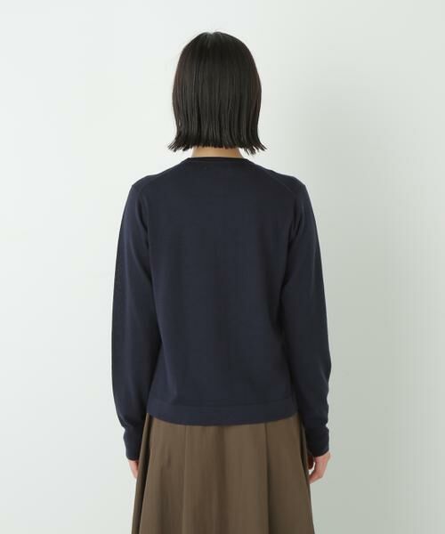 human woman / ヒューマンウーマン ニット・セーター | ◆ハイツイストウールクルーネックカーディガン | 詳細15