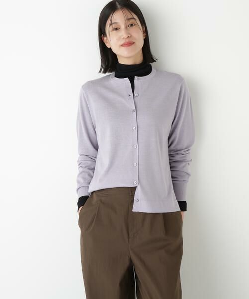 human woman / ヒューマンウーマン ニット・セーター | ◆ハイツイストウールクルーネックカーディガン | 詳細18
