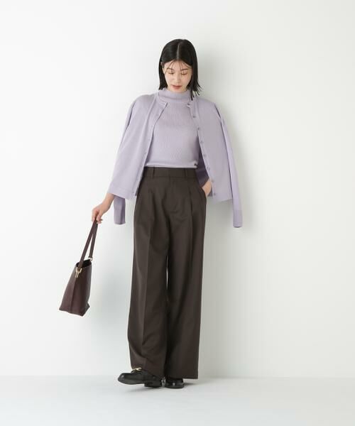 human woman / ヒューマンウーマン ニット・セーター | ◆ハイツイストウールクルーネックカーディガン | 詳細20