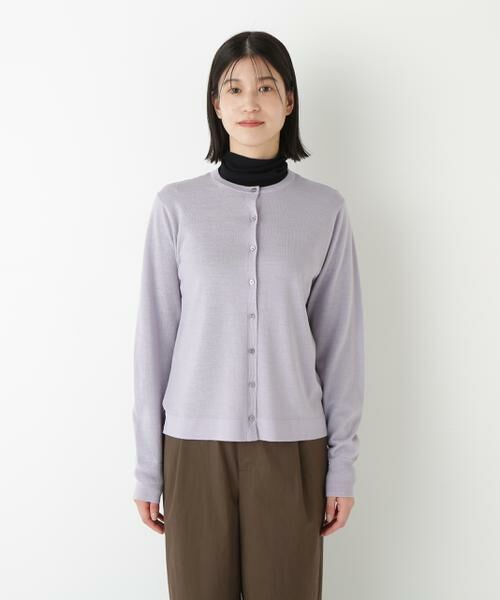 human woman / ヒューマンウーマン ニット・セーター | ◆ハイツイストウールクルーネックカーディガン | 詳細21