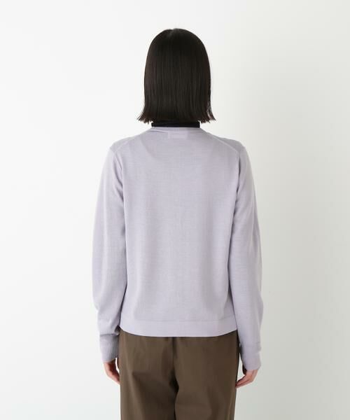 human woman / ヒューマンウーマン ニット・セーター | ◆ハイツイストウールクルーネックカーディガン | 詳細22