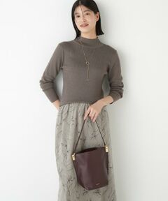 human woman / ヒューマンウーマン ニット・セーター | ◆ハイツイストウールハイネックリブプルオーバー