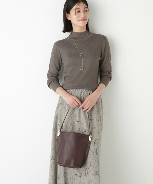 human woman / ヒューマンウーマン ニット・セーター | ◆ハイツイストウールハイネックリブプルオーバー | 詳細2