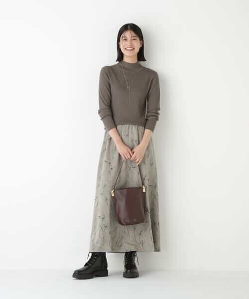 human woman / ヒューマンウーマン ニット・セーター | ◆ハイツイストウールハイネックリブプルオーバー | 詳細3