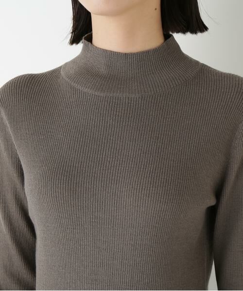 human woman / ヒューマンウーマン ニット・セーター | ◆ハイツイストウールハイネックリブプルオーバー | 詳細7