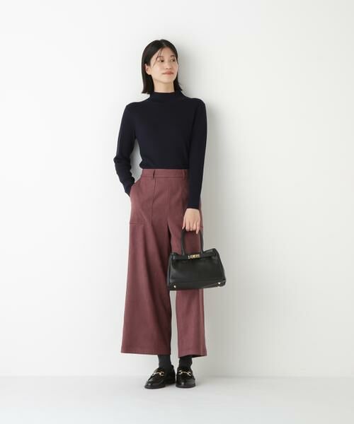 human woman / ヒューマンウーマン ニット・セーター | ◆ハイツイストウールハイネックリブプルオーバー | 詳細12