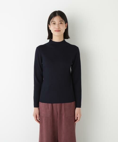 human woman / ヒューマンウーマン ニット・セーター | ◆ハイツイストウールハイネックリブプルオーバー | 詳細13