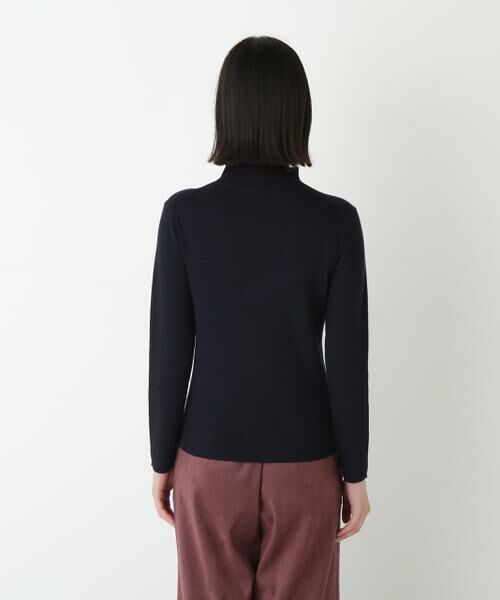 human woman / ヒューマンウーマン ニット・セーター | ◆ハイツイストウールハイネックリブプルオーバー | 詳細14