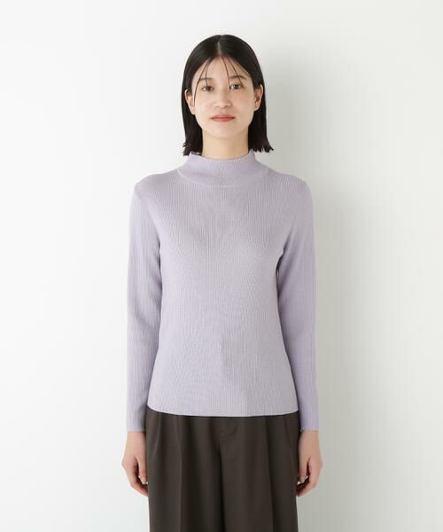 human woman / ヒューマンウーマン ニット・セーター | ◆ハイツイストウールハイネックリブプルオーバー | 詳細19