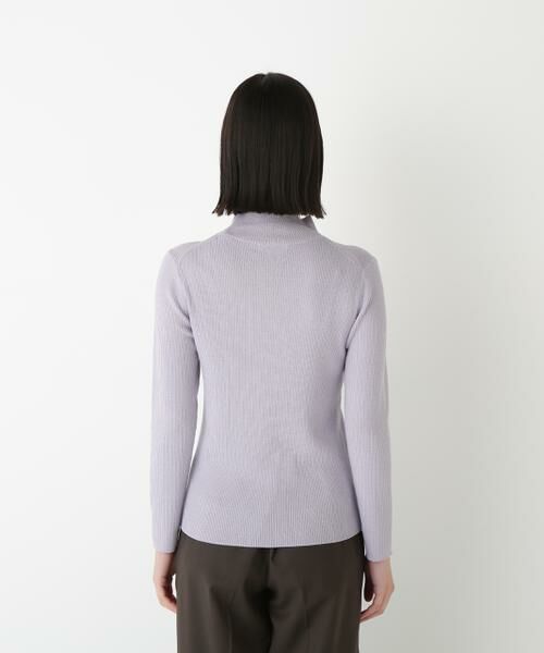 human woman / ヒューマンウーマン ニット・セーター | ◆ハイツイストウールハイネックリブプルオーバー | 詳細20