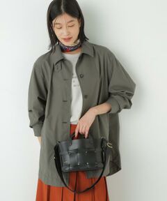 ・お届け予定日:9月中旬頃<br/>太さの違う帯を通してクラフトアップしたバッグです。綿麻帆布の巾着付きです。取り外し可能なワイドナイロンショルダーもポイントです。<br/><br/>【ORSETTO】<br/>「気負ってはいないけど、手を抜かない」「ゆとりがある訳ではないけど、楽しみたい」「タフだけど少しの甘さを忘れない」そんな<対比のバランス>をデザインコンセプトに日常の気持ちとスタイリングをリンクさせたバッグブランド。