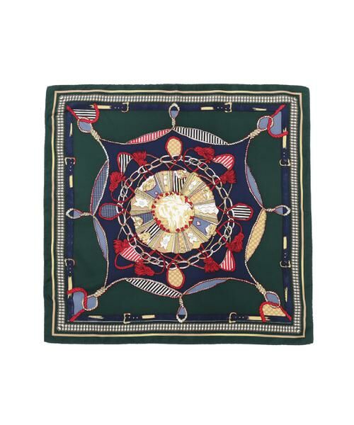 human woman / ヒューマンウーマン マフラー・ショール・スヌード・ストール | ◆マリンオリジナルシルクスカーフ | 詳細1