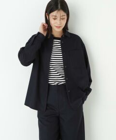 human woman / ヒューマンウーマン シャツ・ブラウス | ◆ライトフラノウォッシャブルシャツ