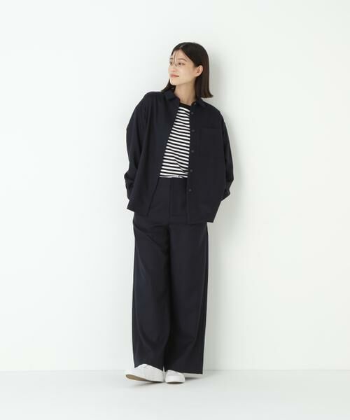 human woman / ヒューマンウーマン シャツ・ブラウス | ◆ライトフラノウォッシャブルシャツ | 詳細3