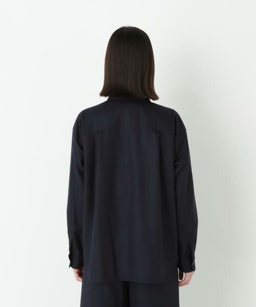 human woman / ヒューマンウーマン シャツ・ブラウス | ◆ライトフラノウォッシャブルシャツ | 詳細6