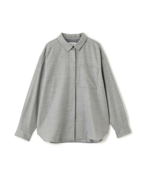 human woman / ヒューマンウーマン シャツ・ブラウス | ◆ライトフラノウォッシャブルシャツ | 詳細8